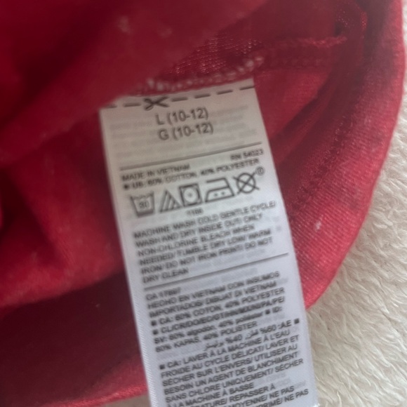 Old Navy red boys long sleeved t shirt size Large in EUC. - Picture 4 of 4